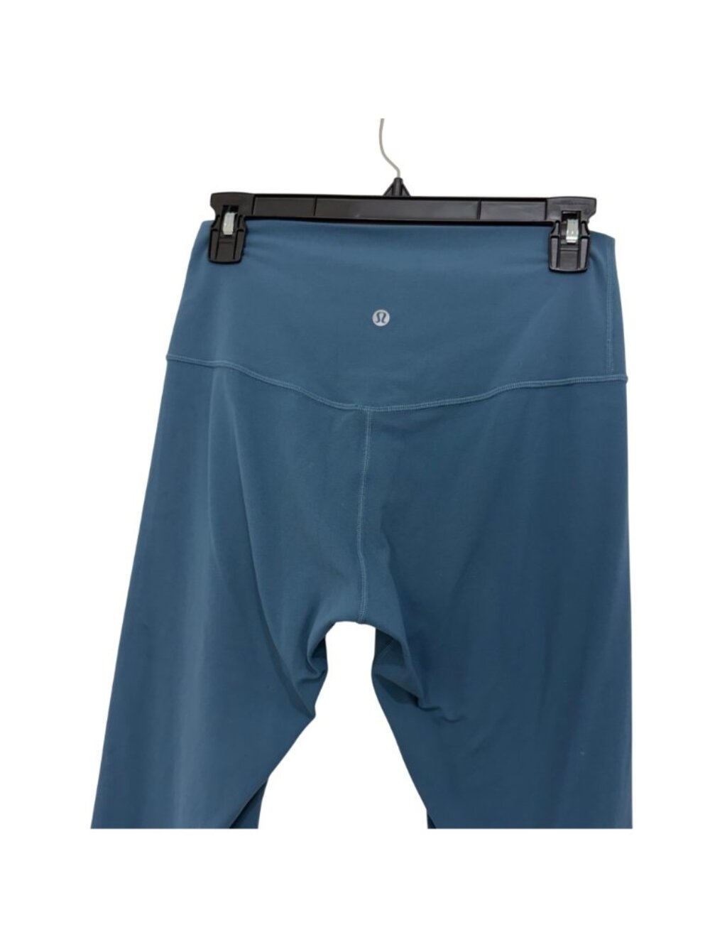 Lululemon Teal Blue High-Waisted Full-Length Leggings Size 8 Elastic Waistband - Picture 9 of 14